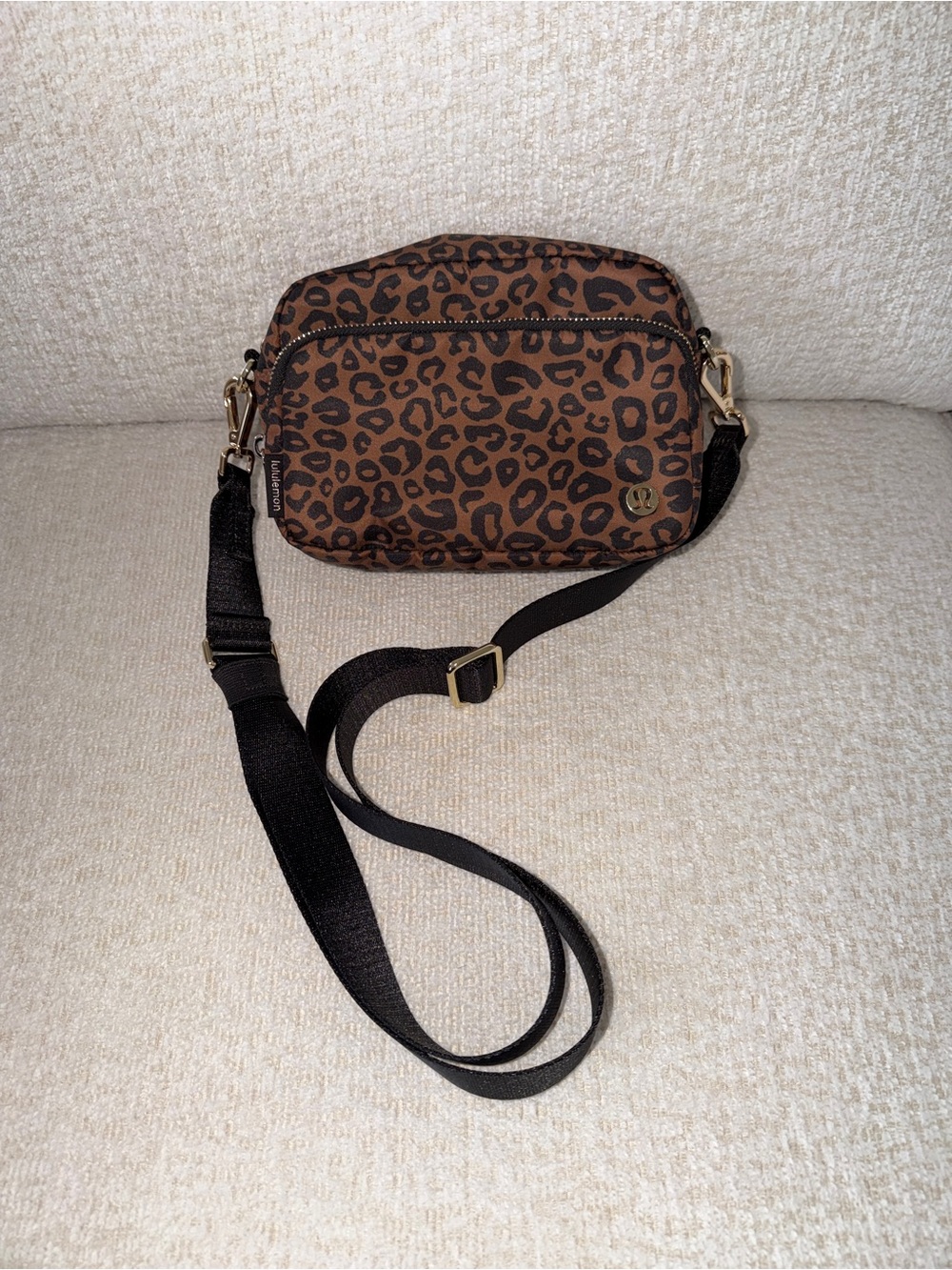 lululemon athletica Leopard Print Crossbody - Brown & Black